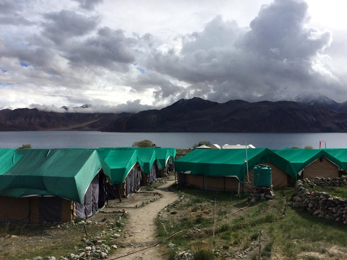Pangong Delight Camps And Cottages Spangmik Kültér fotó